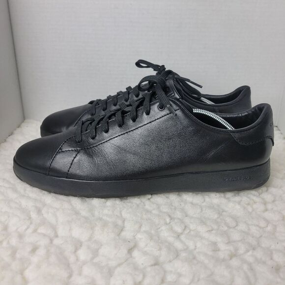 Cole Haan GrandPro Shoes Sneakers Mens Size 13 Black Leather Casual Lace Up - Picture 3 of 10